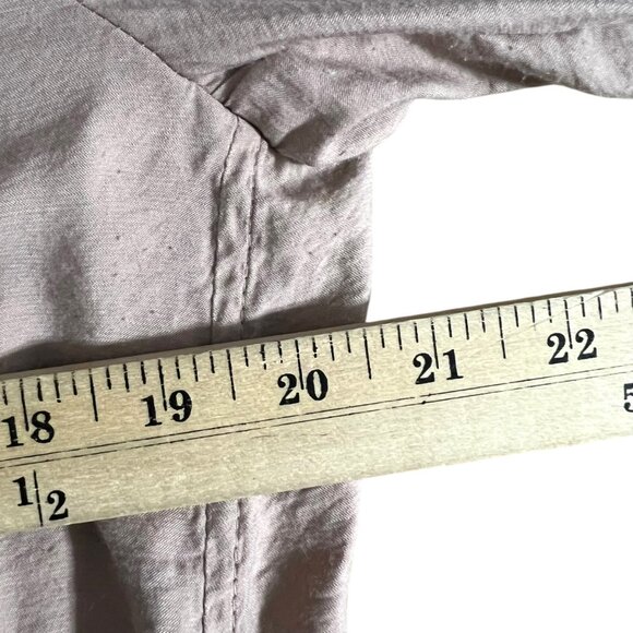 AllSaints Elio Bomber Parka Long Utility Cargo Duster Coat Size 6 - Picture 5 of 15